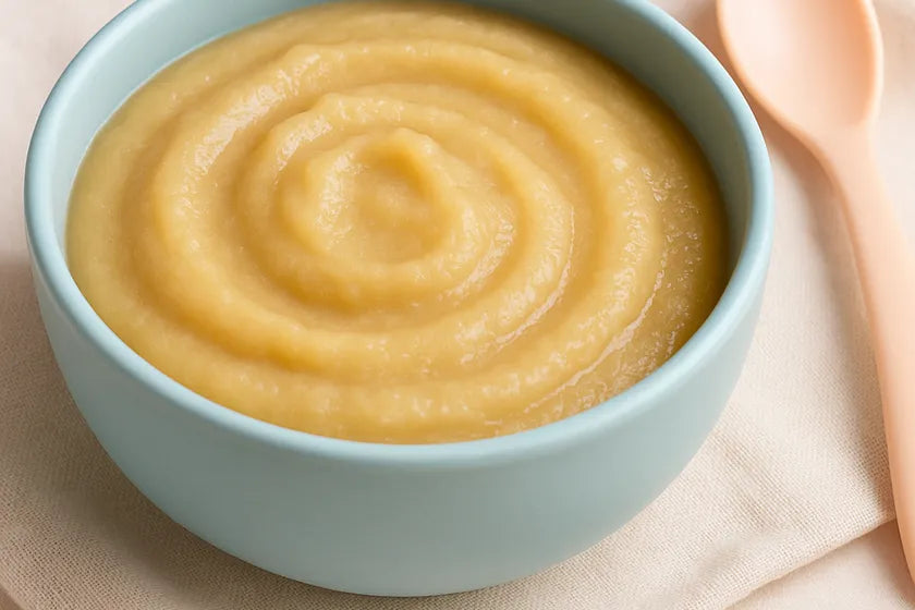 Recette purée bébé sans lait : douce, digeste et 100 % maison