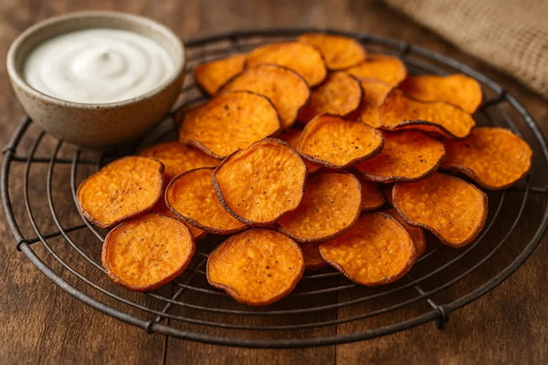 Recette chips patate douce au four : croustillantes, saines et pleines de saveur