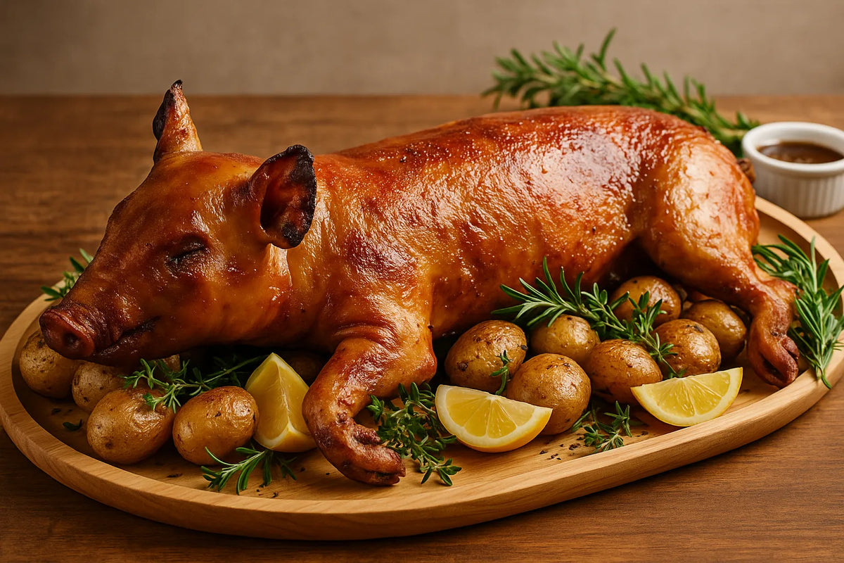 Cochon de lait rôti au four : la recette festive et fondante qui impressionne à tous les coups