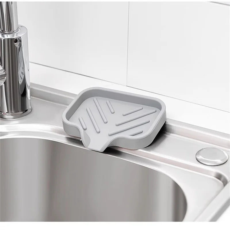Égouttoir de Cuisine en Silicone – Repose-Éponge Drainant