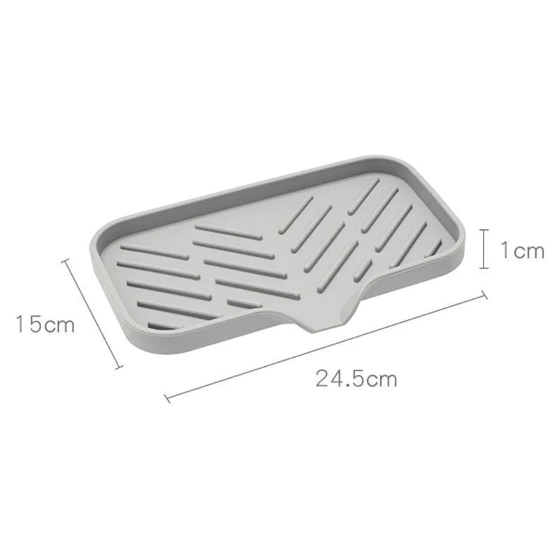 Égouttoir de Cuisine en Silicone – Repose-Éponge Drainant