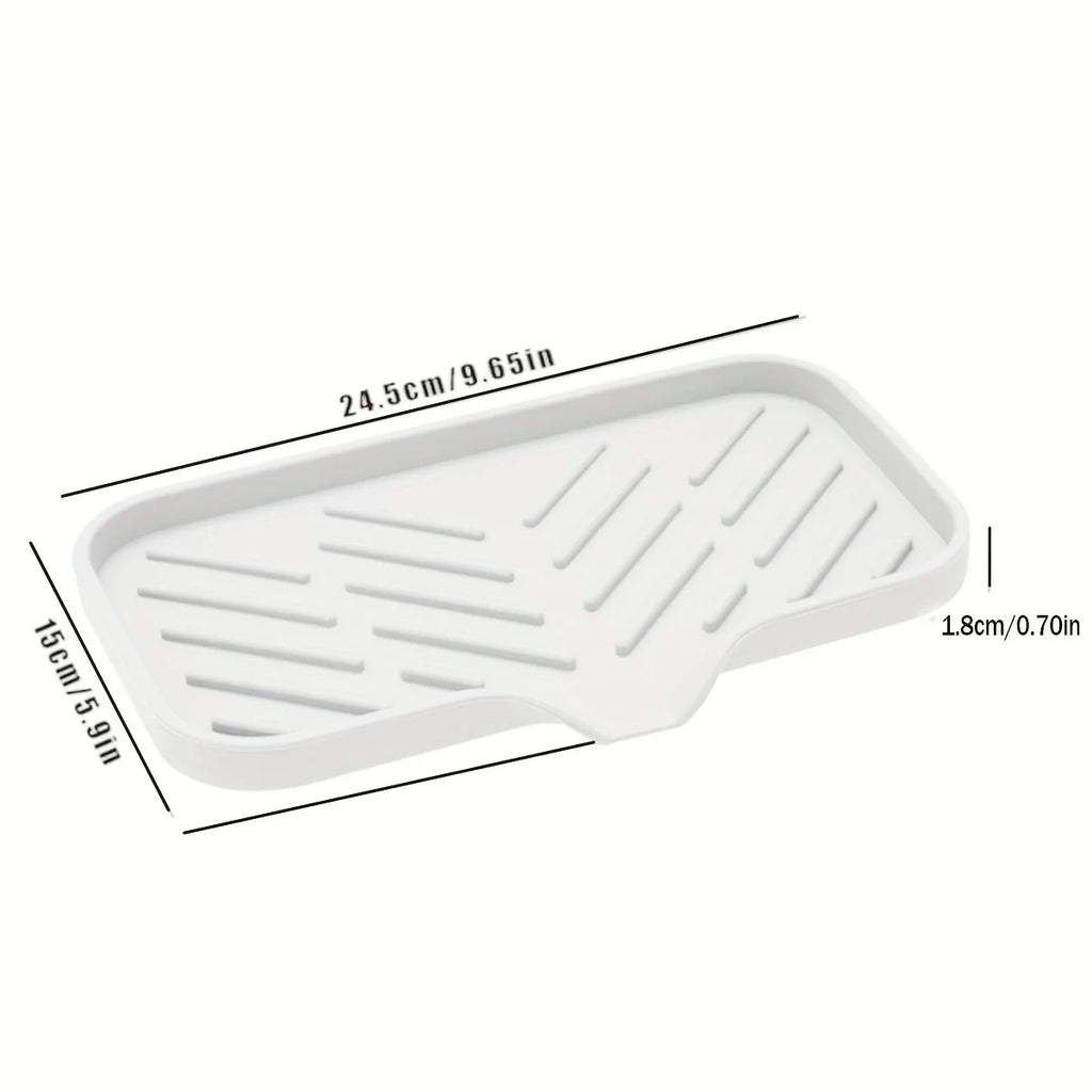 Égouttoir de Cuisine en Silicone – Repose-Éponge Drainant